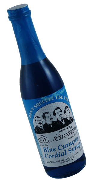 Fee Brothers - Blue Curacao Cordial Syrup - 375 ml Bottle