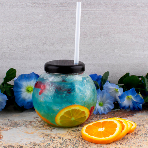 BarConic® Fishbowl w/lid & straw - 47ounce