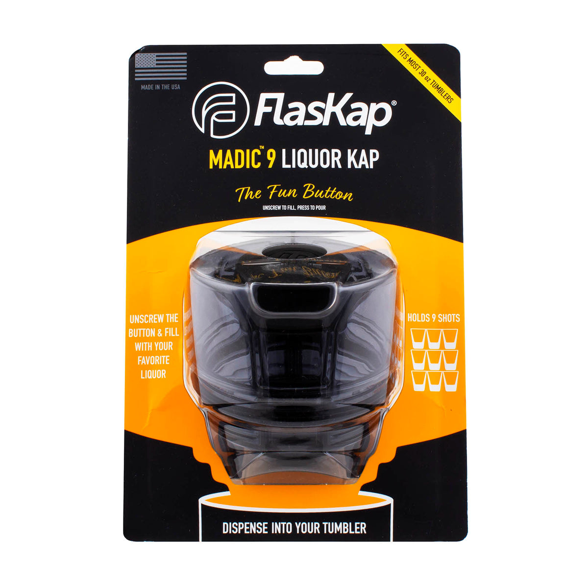 FlasKap Madic 9 - Black