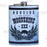 Stainless Steel Hip Flask - Moonshine Design - 8 ounce