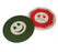 Flipserve™ Drink Coasters - "SMILEY" Red Stop and Green Go - 4" Round - Pack of 100
