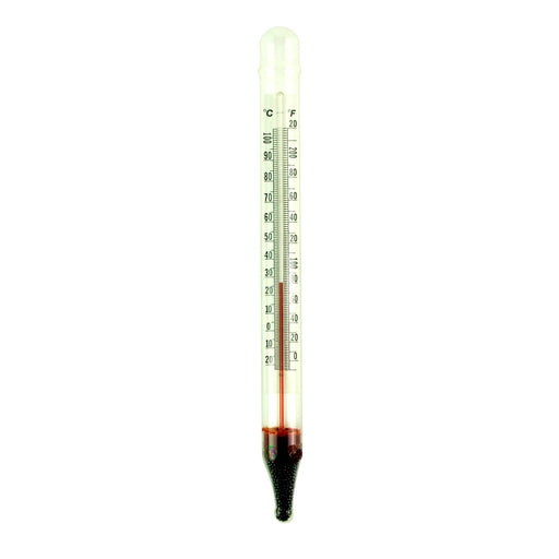Floating Glass Beer Thermometer- 8 in Dairy Type