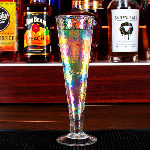 Footed Champagne Glass - Iridescent - 6 ounce