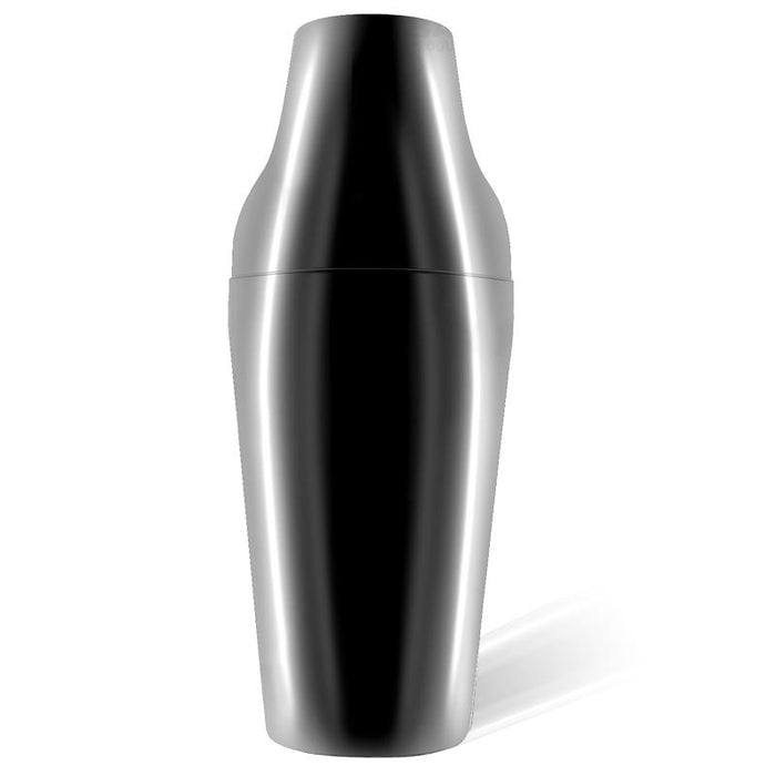 BarConic® French Style 2 Piece Cocktail Shaker - Gun Metal - 20 Oz