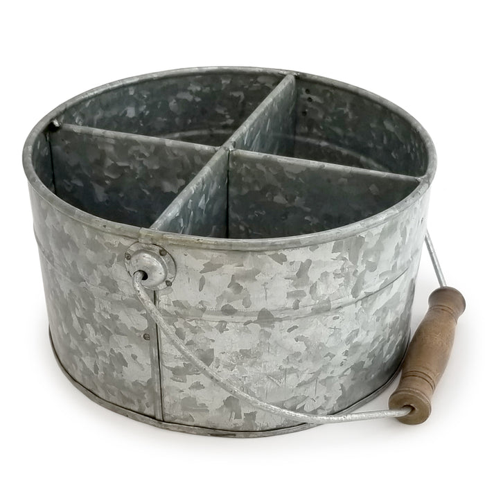 Galvanized Table Caddy - Round — Bar Products