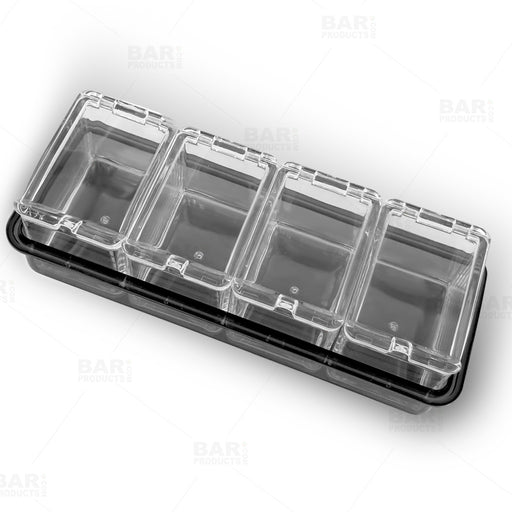 Small Garnish Caddy - 5 Piece - Removable Containers