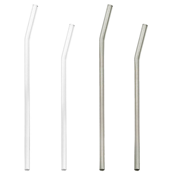 Borosilicate Glass Straws - Bent