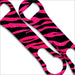 Glitter Pink Zebra Bartender Bottle Opener