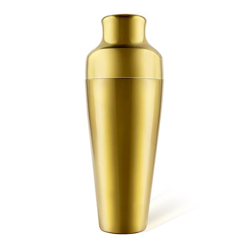Olea™ Parisian Style 2 Piece Cocktail Shaker - Gold Plated - 20 ounce