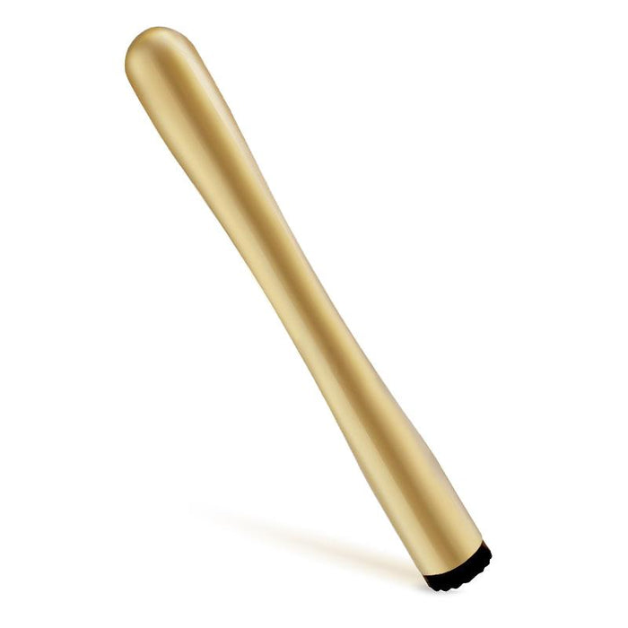 BarConic® Muddler - Gold Plated w/ Black Serrated Head