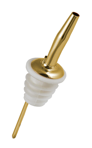 Gold Plated Tapered Liquor Pourer