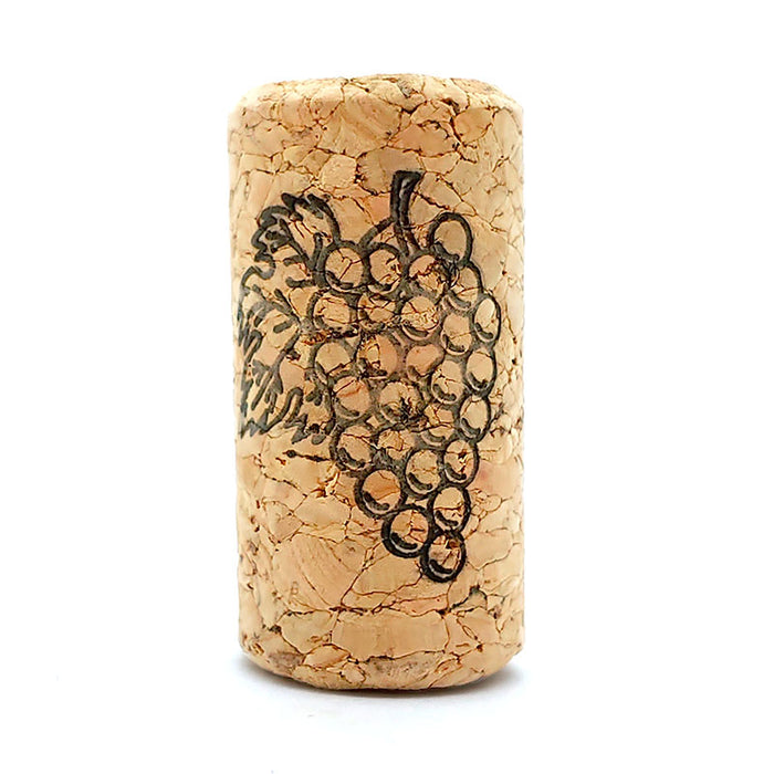 Classic Wine Corks - Grape Design - Bag of 100