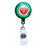 Green - Medical Heart Symbol Translucent Plastic Badge Reel
