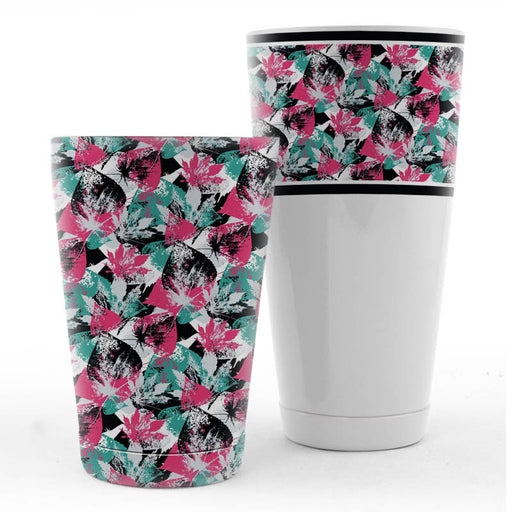 Grunge Leaves Shaker Set - 28 and 18 ounce