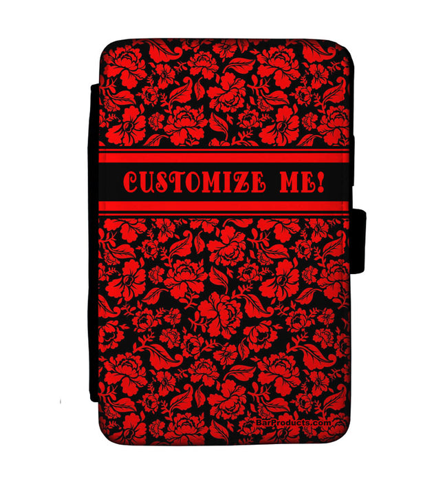 CUSTOMIZABLE Guest Check Pad Holder - Roses