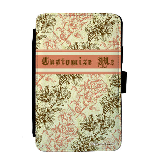 CUSTOMIZABLE Guest Check Pad Holder - Vintage Floral