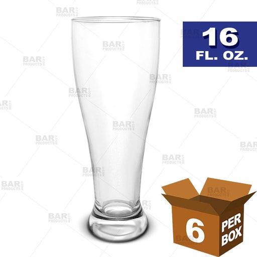BarConic® Pilsner Glass - 16 oz [Box of 6]