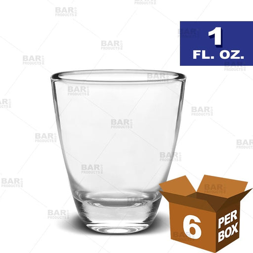 BarConic® Barrel Shot Glass - 1 oz [Box of 6]