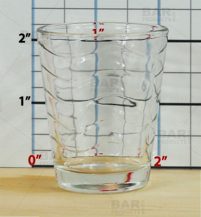 Clear Wave Shot Glass - 1.75oz