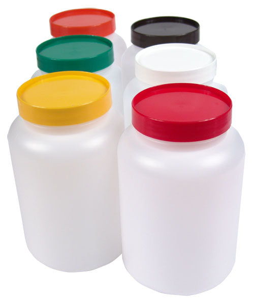 KegWorks Flow-N-Stow Bar Fruit Juice Containers (Set of 4), 1 quart, White