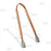 Hammered Copper Plated Tongs - 7"