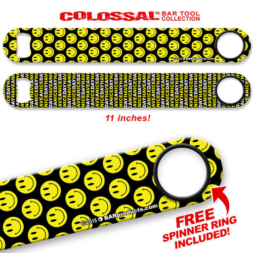 Kolorcoat™ 11" Long COLOSSAL™  Speed Bottle Opener – Have A Nice Day