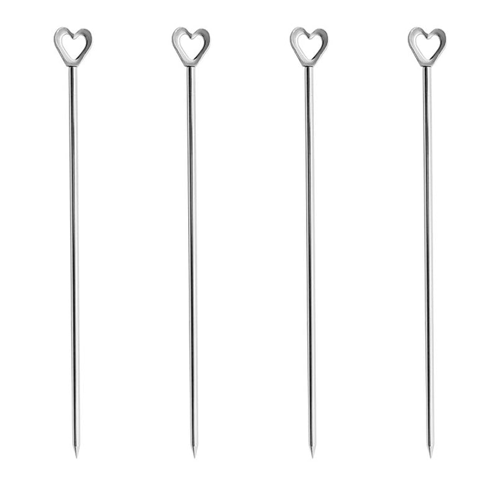 BarConic® Heart Shaped Cocktail Picks - 4 Pack