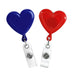 Heart Shaped Plastic Badge Reel[