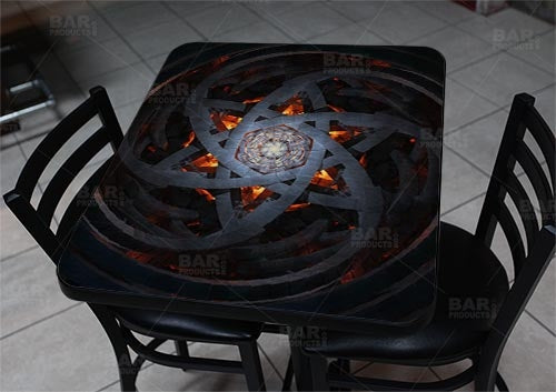 Hexagram 24" x 30" Wooden Table Top - Two Types Available