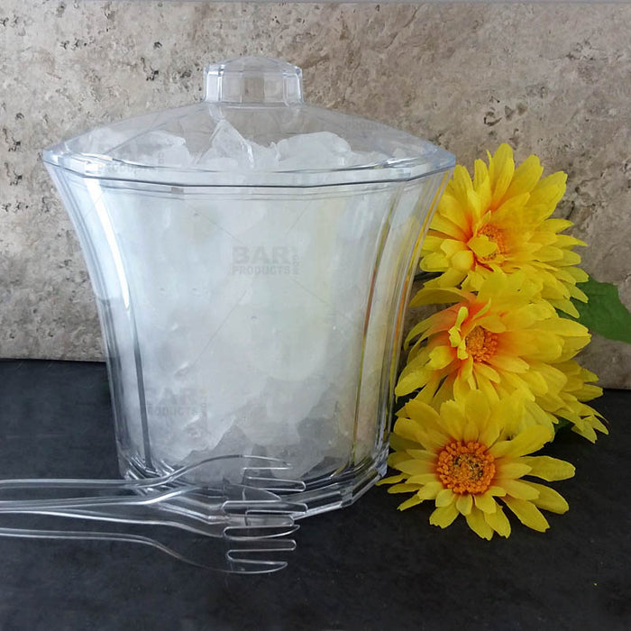 Fluted Acrylic 4 Qt. Ice Bucket 