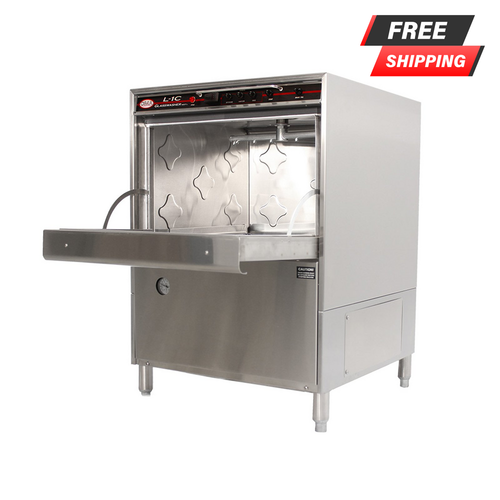 CMA LOW TEMP UNDER COUNTER GLASSWASHER WITH CHEMICAL SANITIZING