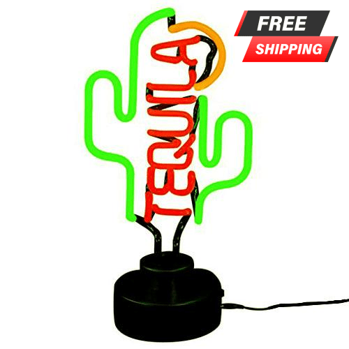 Neonetics Tequila Cactus Neon Sculpture