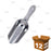 Stainless Steel Ice Scoop - 10 oz [Box of 12]