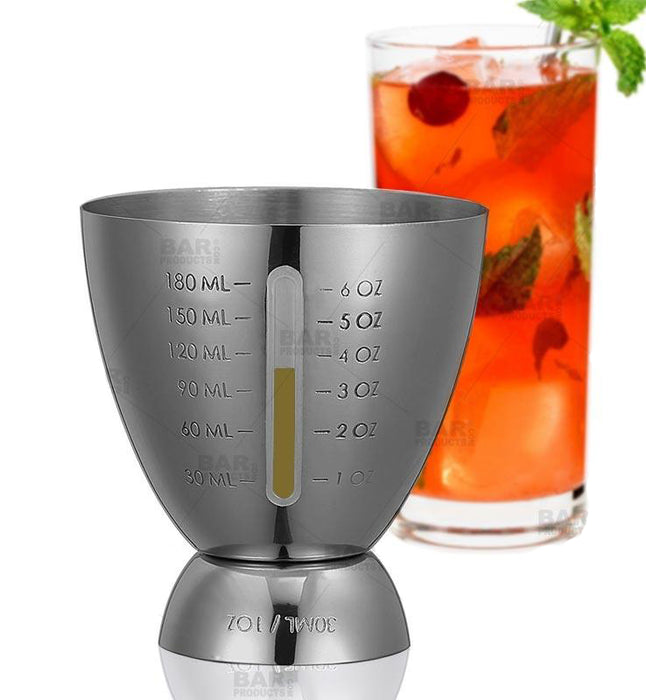 Large Stainless Steel Jigger Bar Drink Measuring Cup Alcohol