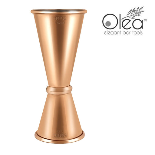 Olea™ Japanese Tall Jigger - Copper Plated - 1 1/2oz X 1oz