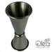 Olea™ Japanese Tall Jigger - Gunmetal Plated - 1 1/2oz X 1oz