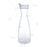 Juice Carafes - 54 ounce Jar - White Lid
