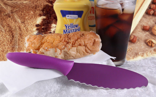 Pure Komachi Purple Bagel and Sandwich Knife