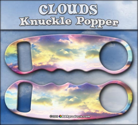 Knuckle Popper Bottle Opener - Clouds