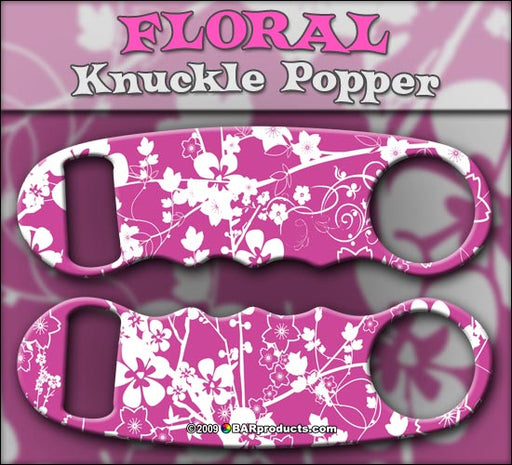 Knuckle Popper Bottle Opener - Floral