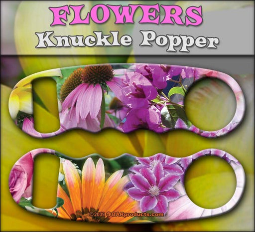 Knuckle Popper Bottle Opener - Flowers