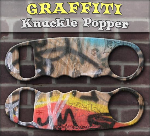 Knuckle Popper Bottle Opener - Graffiti