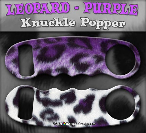 Knuckle Popper Bottle Opener - Leopard Prints - Color Options