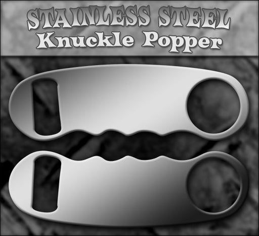 Knuckle Popper Bottle Opener - Stainless Steel