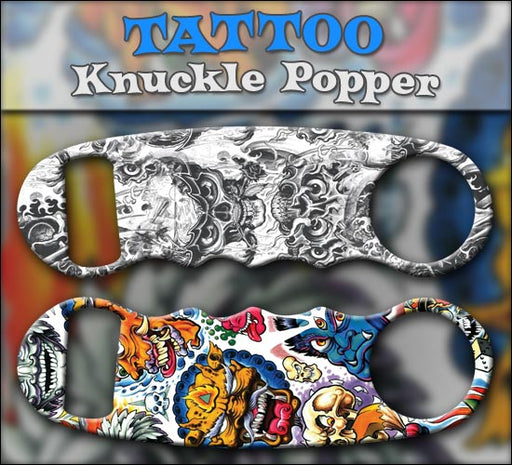 Knuckle Popper Bottle Opener - Tattoos