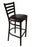 <a href="http://www.barproducts.com/ladder-back-metal-bar-stool-black-vinyl">Ladder Back Metal Bar Stool - Black Vinyl Seat</a>