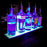 BarConic®  Acrylic Bottle Display Shelf - 1 Tier - Multi Colored Lights - Several Lengths