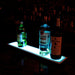 BarConic® LED Liquor Bottle Display Shelf Low Profile Lighting Cyan Blue Glow