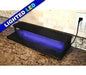 LED Counter Caddies™ - Black Straight Shelf - Liquor/Wine Bottle Display - 24" Length - lighted