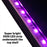 LED Counter Caddies™ - Slate Design Straight Shelf - Liquor/Wine Bottle Display - 5050 bright light color strip